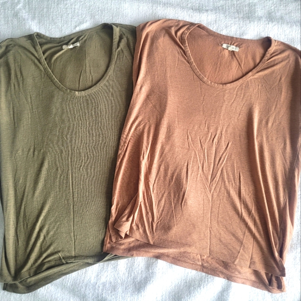 Madewell set of two tops, size small
